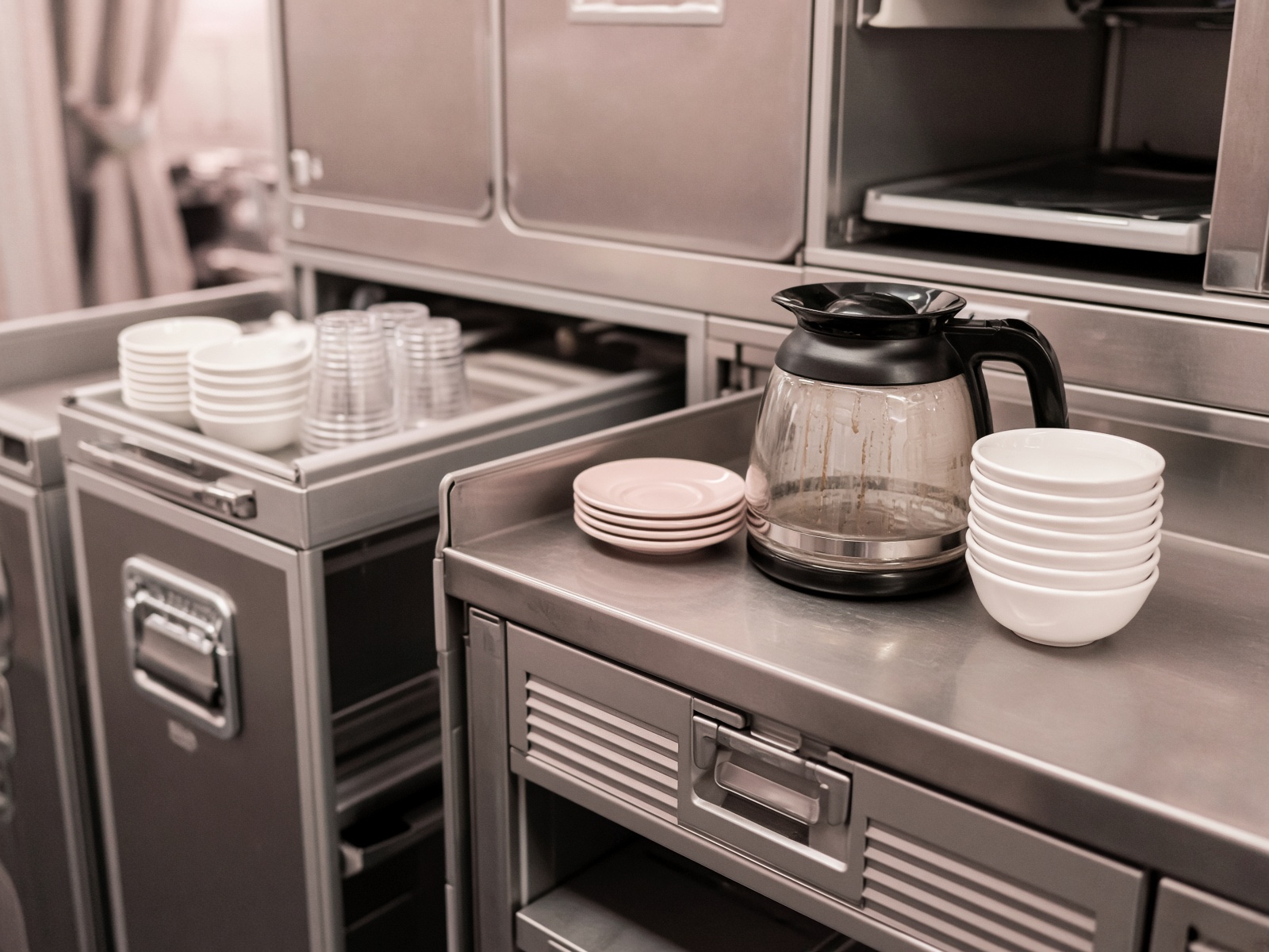 Aircraft galley ready for service
